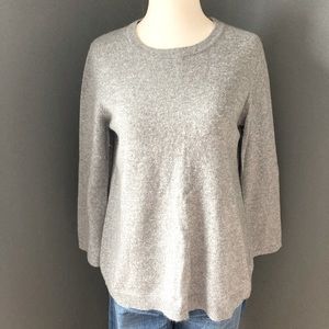 Garnet Hill 100% Cashmere bell sleeve sweater